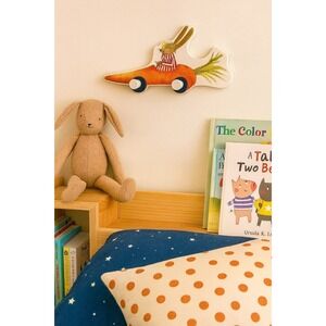 IKEA‎ Fabler wall mounted children's Coat Clothing Hanger Carrot Race car Rabbit